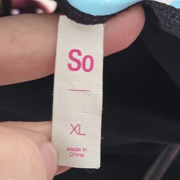 SO Multicolor‎ Floral One Piece Swimsuit XL - Picture 5 of 6